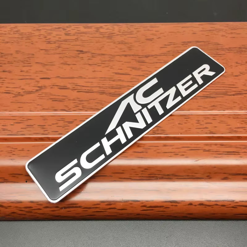 AC Aluminum Emblem Sticker for AC Schnitzer M M3 M5 E46 E39 E36 E34 E90 X1 X3 X5 X6 Auto Accessories