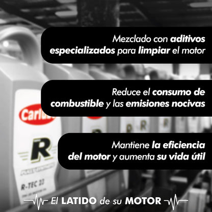 Carlube Triple R 5W-40 Aceite De Motor De Automóvil Totalmente Sintético, 5 L