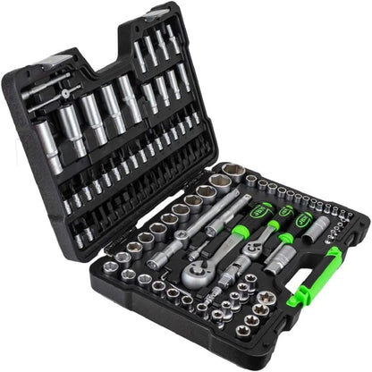 Maletín Portaherramientas De 108 Piezas Con Llaves Hexagonales Satinadas