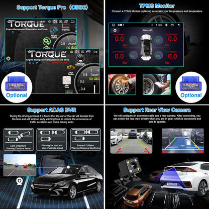 Para Peugeot 407 Radio, Android 13 Car Radio GPS Navigation Para Peugeot 407 2004-2011, Pantalla Táctil De 9 Pulgadas, Android 13 Octa-Core 64 GB ROM 4 GB