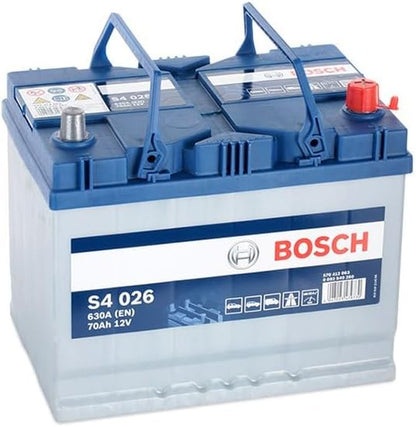 Bosch S4026 Batería De Coche 70A/H 630A Tecnología De Plomo-Ácido Para Vehículos Sin Sistema Start Y Stop