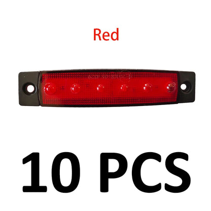 10PCS 12V 24V LED Truck Lights Led Marker Light Car Truck Lorry Side Marker Indicator Trailer Lights Camion Truck Accessories