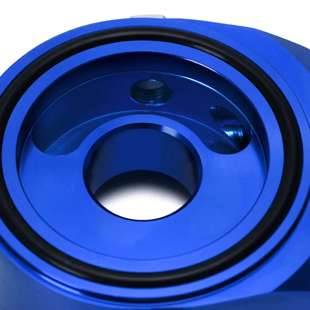 - Car Aluminum Universal Oil Filter Sandwich Adapter for Oil Cooler Plate Kit AN10 6721