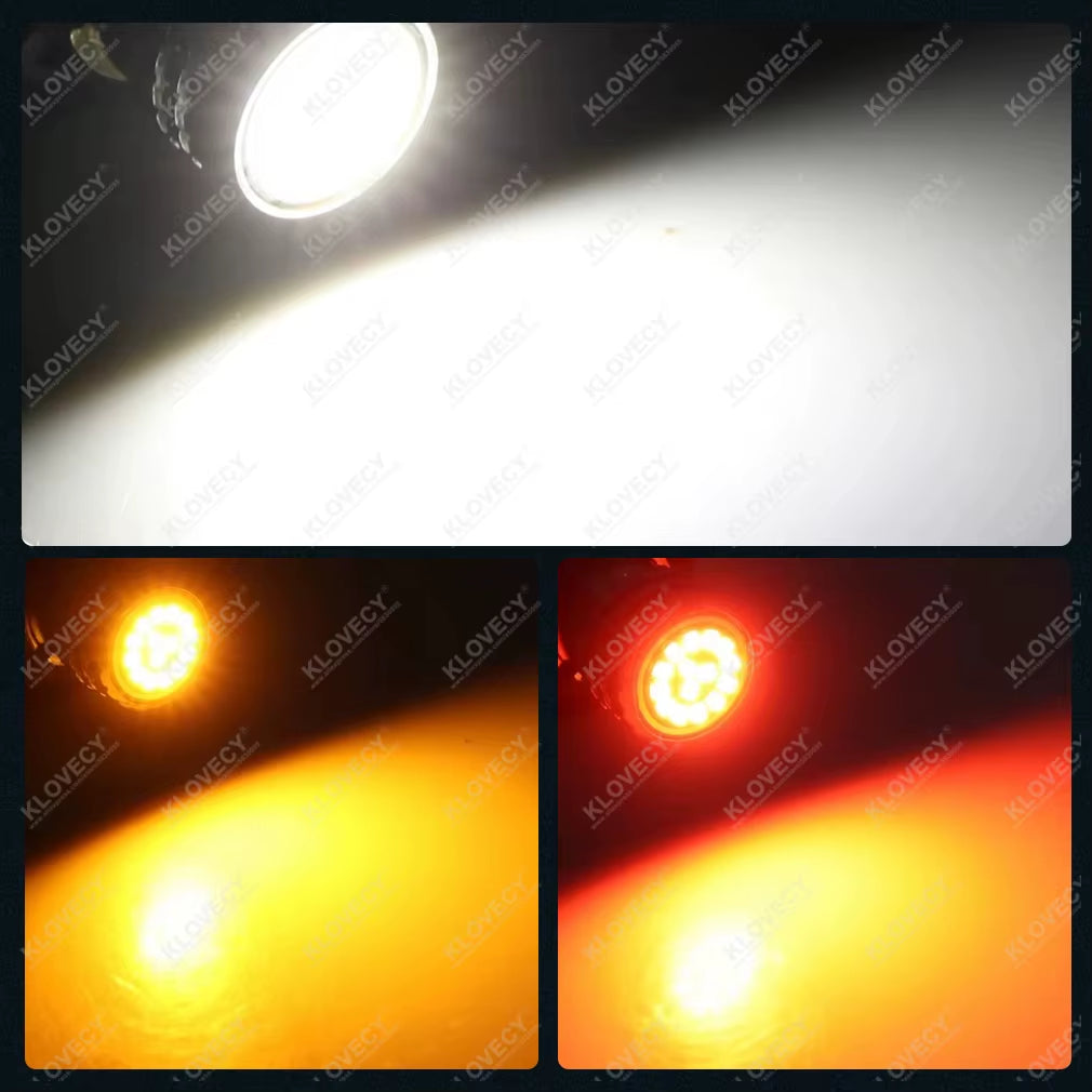 2/4/6/8/10/20 PCS P21W 1156 BA15S 1157 BAY15D LED Bulbs for Car Turn Signal Parking Brake Lights 12V 2016-15SMD White Amber Red