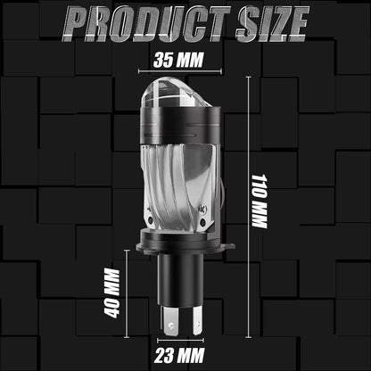H4 Bi LED Projector Lens LED Car Headlight Bulbs 90000LM 180W CANBUS Turbo Lamps Auto/Motorcycle Bulb H4 High Low Beam 12V 24V