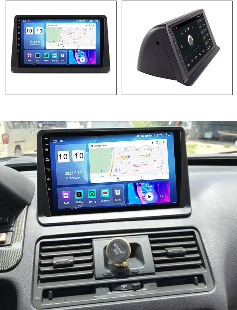 Reproductores De Radio Automáticos 2 DIN Android 12 Radio Con 4G 5G Wifi DSP SWC Carplay Para M-Itsubishi Cheetah Kingbox GPS Navegación Por Satélite Reproductor De Vídeo Multimedia MP5 De 9