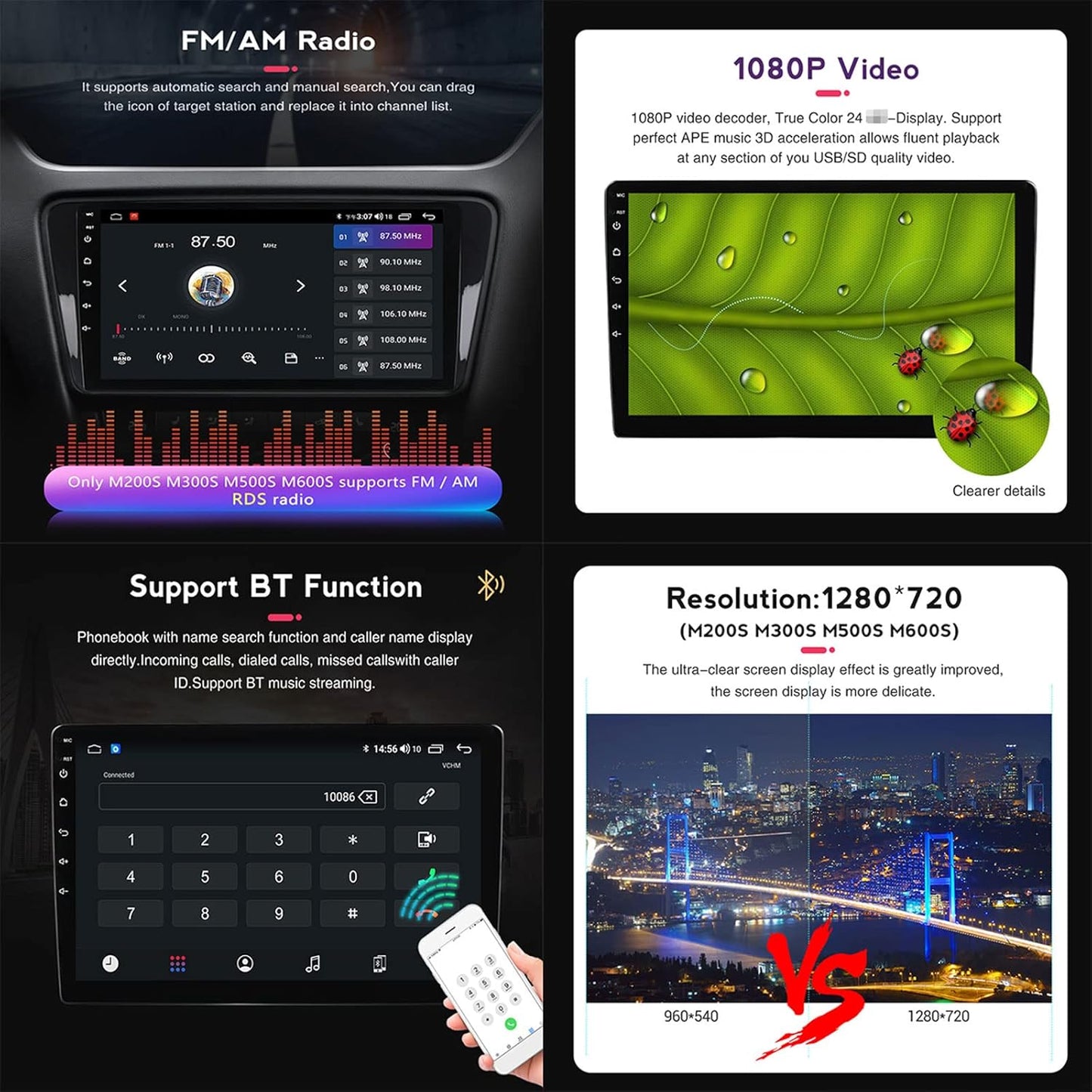 Reproductores De Radio Para Automóvil Reproductor MP5 Radio Para Automóvil Con Pantalla Táctil De 9 Pulgadas Para Renault Duster 2010-2015 Soporte Carplay/Android Auto/Bt/Navegación Gps/Cáma