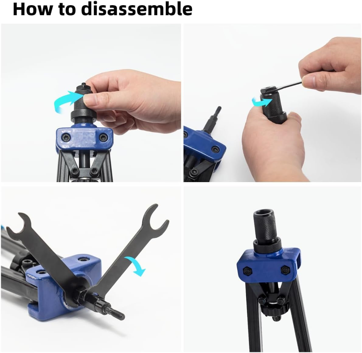 Remachadora De Tuercas, Remachadora De 14" Kit Incluye 278 Tuercas Remachables M3 M4 M5 M6 M8 M10