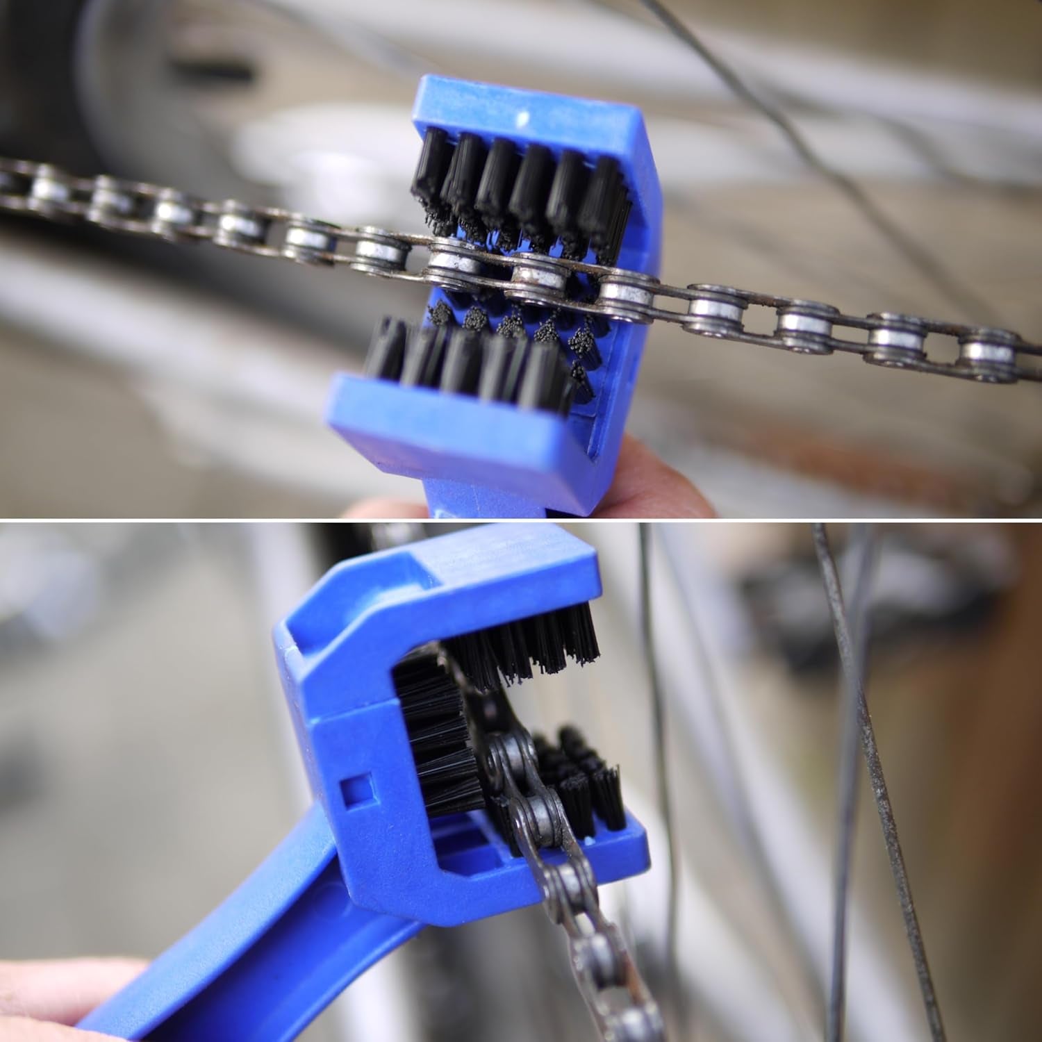 Cepillo De Limpieza, Para Bicicletas Y Motocicletas, Cepillo Para Cadenas De Motocicletas Y Bicicletas, Cepillo De Nylon Resistente, Herramienta De Limpieza, Cepillo Para Limpiar La Cadena