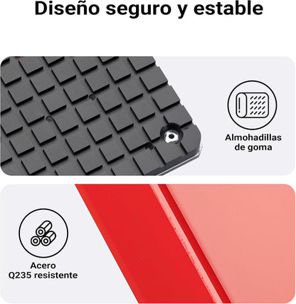 Xpotool Wiltec Adaptador De Viga Transversal 2000Kg Soporte Para Gato Elevador Elevación Seguridad