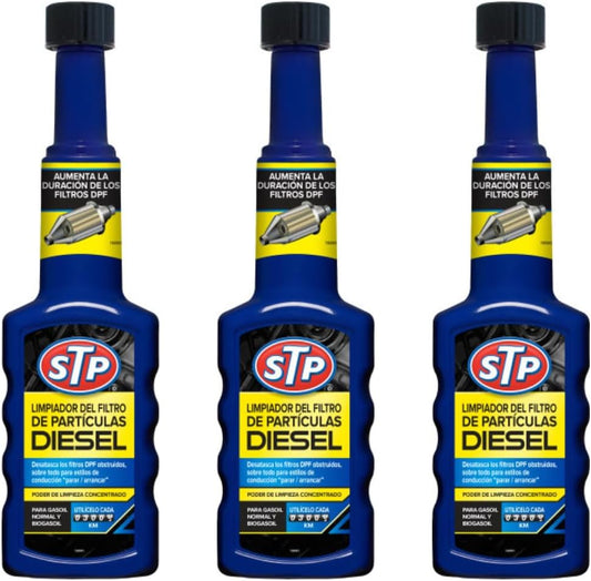 - Pack 3 Limpia Filtros De Partículas Diésel - 5-En-1 - Elimina Acumulaciones De Hollín, Regenera Y Restaura Potencia - Mejora Rendimiento Y Aceleración, Reduce Emisiones - 200X3 ML