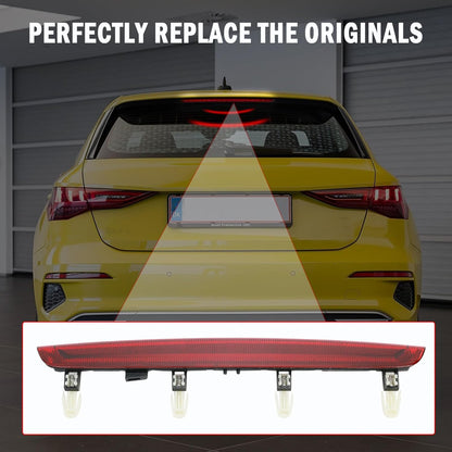 Tercera Luz De Freno Para A3 8P Sportback S3 RS3 2004-2012 Luz De Freno Auxiliar De Coche De Alto Brillo Luz De Freno De Puerta Trasera 8P4945097C
