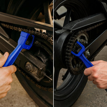 Cepillo De Limpieza, Para Bicicletas Y Motocicletas, Cepillo Para Cadenas De Motocicletas Y Bicicletas, Cepillo De Nylon Resistente, Herramienta De Limpieza, Cepillo Para Limpiar La Cadena
