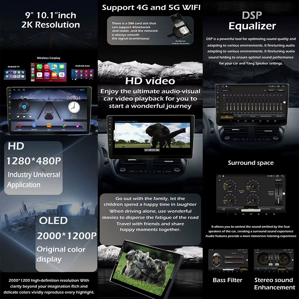 12.3 Inch Android 15 Car Radio for Benz Vito W447 2014-2021 Stereo Receiver GPS Navigation DSP Video Carplay Player NO 2DIN DVD