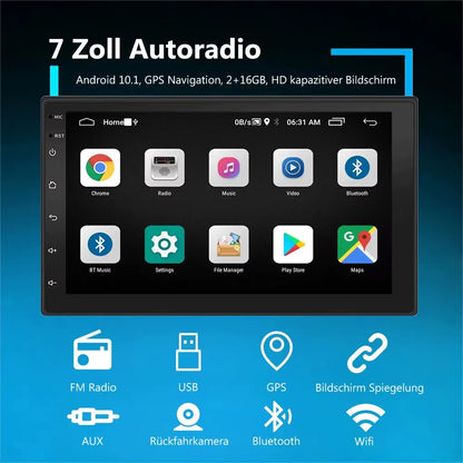 Car Radio 2 Din 7"/9"/10" Carplay Auto Android 14 Mp5 Universal WIFI GPS Car Radio Multimedia Video Player FM Car Stere