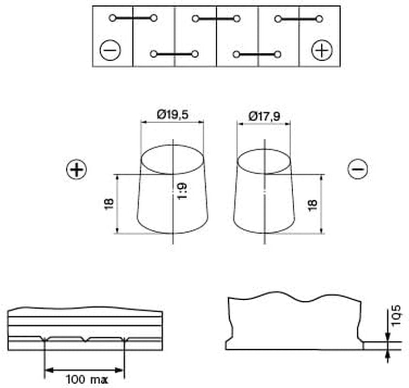 Bosch S4026 Batería De Coche 70A/H 630A Tecnología De Plomo-Ácido Para Vehículos Sin Sistema Start Y Stop