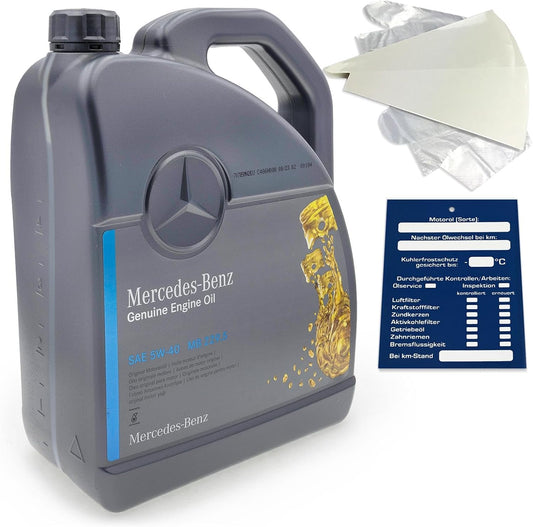 Mercedes-Benz 5W-40 MB 229.5 - Set De Aceite De Motor Original 5 Litros