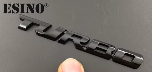 New Car Styling Car Turbo Boost Loading Boosting 3D Metal Chrome Zinc Alloy 3D Emblem Badge Sticker Decal Auto Accessory