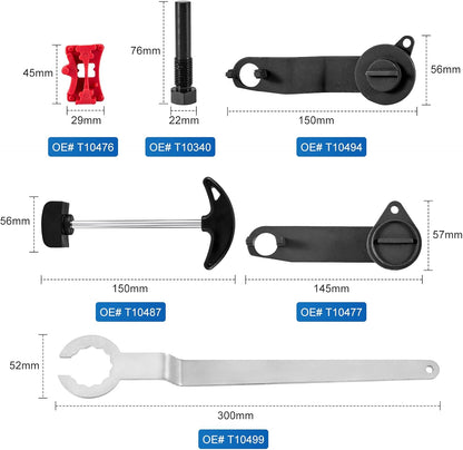Kit De Calado Distribucion EA211 Motor 1.0 1.2 1.4 1.6 FSI TSI TFSI, 6Pcs Set Herramientas De Sincronización Del Motor, Para Golf, Jetta, A3, Octavia, Lavida, Seat Leon