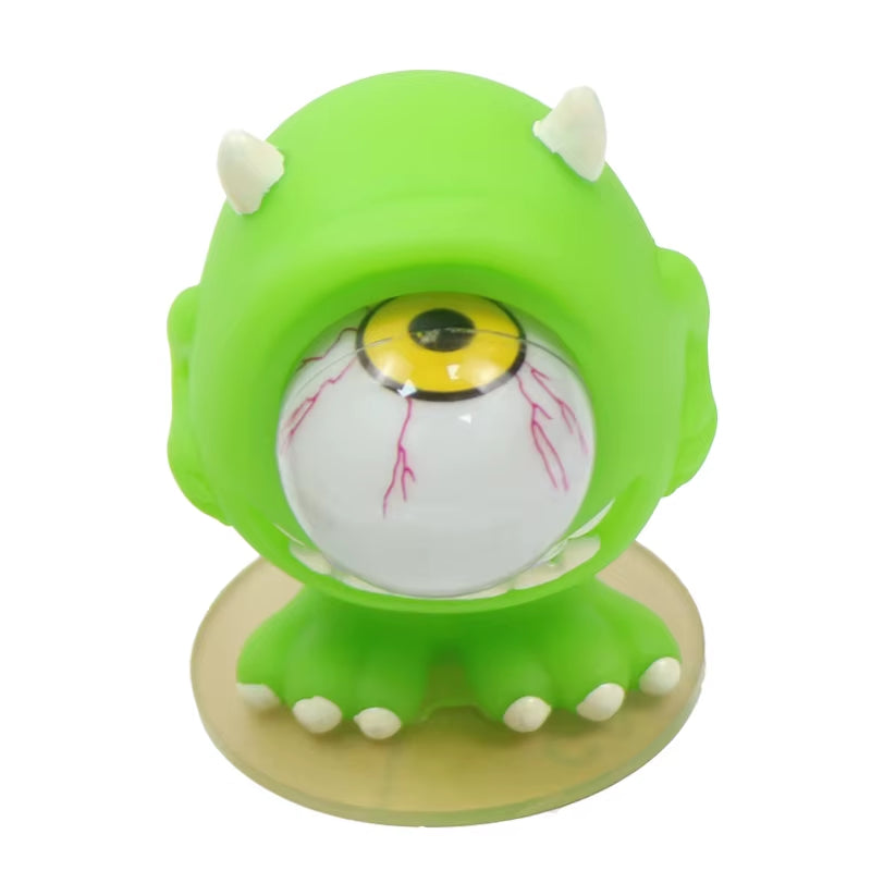 New Car Turbo Explosive Eye Doll Car Boost Eye Zombie Toys to Decompress Ornaments Big Eye Dolls Auto Accessories Styling