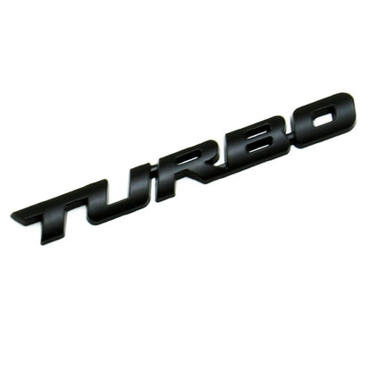 3D Metal Stickers Automotive Turbo Charging Stickers