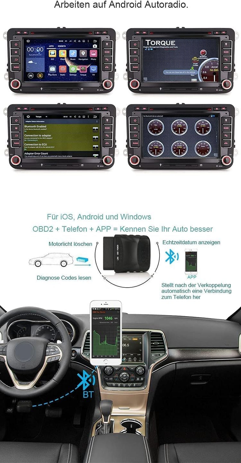 Mini OBD2 Herramienta De Diagnóstico OBD2 Bluetooth Herramienta De Escáner De Diagnóstico De Coche Versión 1,5 Lector De Código De Motor De Diagnóstico Para Dispositivo Android