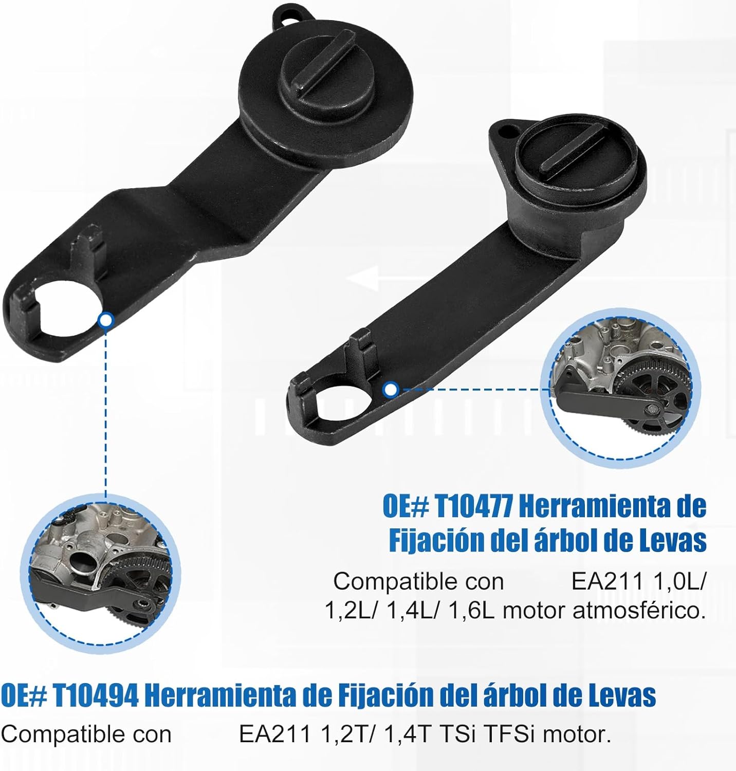 Kit De Calado Distribucion EA211 Motor 1.0 1.2 1.4 1.6 FSI TSI TFSI, 6Pcs Set Herramientas De Sincronización Del Motor, Para Golf, Jetta, A3, Octavia, Lavida, Seat Leon
