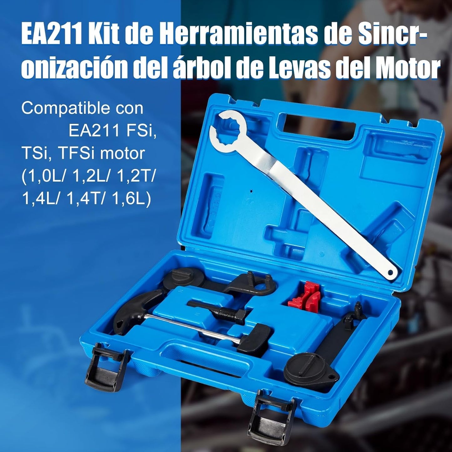 Kit De Calado Distribucion EA211 Motor 1.0 1.2 1.4 1.6 FSI TSI TFSI, 6Pcs Set Herramientas De Sincronización Del Motor, Para Golf, Jetta, A3, Octavia, Lavida, Seat Leon