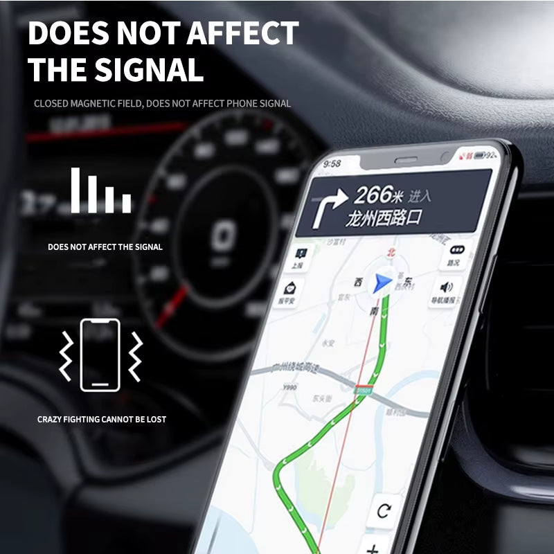 Magnetic Car Phone GPS Holder for Alfa Romeo Giulia Stelvio Giulietta 156 159 147 Mito Tonale Brera Disco V Auto Accessories