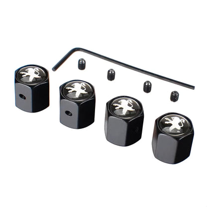 Anti-Theft Car Wheel Tire Stem Valve Caps for  407 206 107 307 308 406 408 208 301 3008 2008 208XS 208Gti Exterior