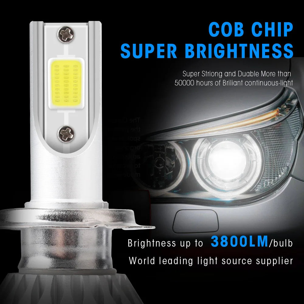 Headlight Bulbs H7 H4 H1 H11 Led Car Lights 6000K Auto Lamp for Car Headlight Lamp Headlight Led Lamps Led Lamps N7 H11 Fog Led