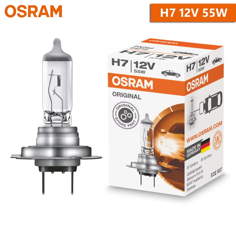 H1 H3 H4 H7 H11 9005 9006 Original Lamp White Headlight H8 H9 H16 HB3 HB4 Fog Lamp Car Halogen Bulb Made in Germany (1Pc)