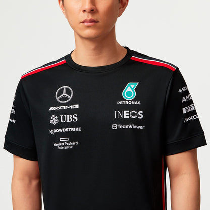 Mercedes AMG Petronas Formula One Team - Camiseta de piloto del Equipo 2023 - Negro - Talla: L