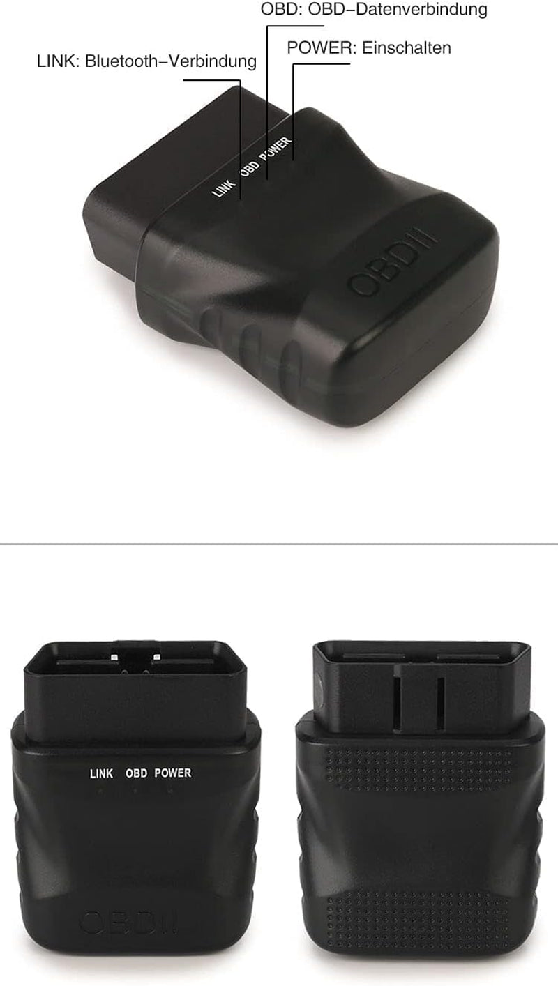 Mini OBD2 Herramienta De Diagnóstico OBD2 Bluetooth Herramienta De Escáner De Diagnóstico De Coche Versión 1,5 Lector De Código De Motor De Diagnóstico Para Dispositivo Android