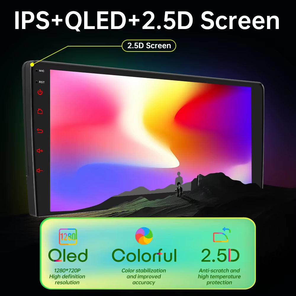 1 Din 4 Core 4G 64G 9 10 Inch Car Play Android Radio Multimedia Carplay Android Auto Stereo Receiver Player 1DIN GPS