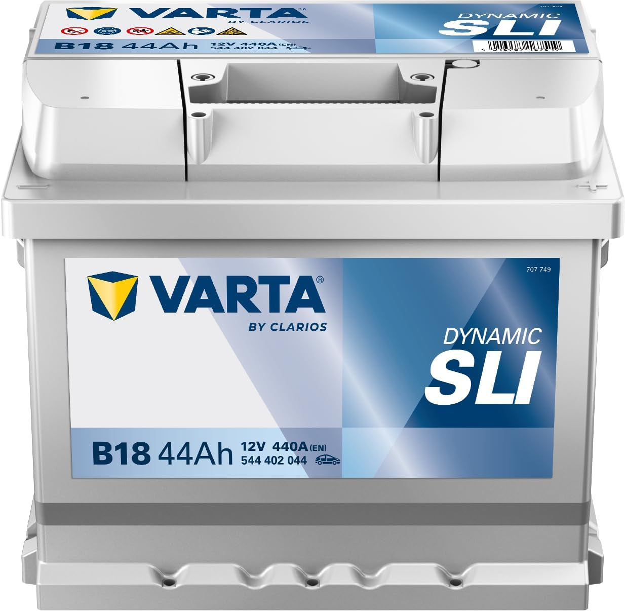 Varta 58344 Blue Dynamic Batería Para Coche, 44 Ah, 440 A, Para Automóvil De Turismo