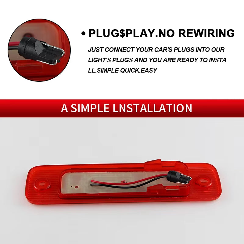 LED Third Rear High Level Brake Stop Light High Mounted Brake Light Stop Lamp for Ford Transit MK7 Tourneo 06-14 Car Accessories