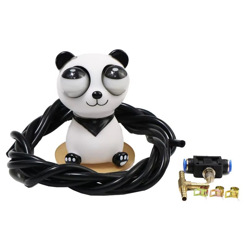 New Car Turbo Explosive Eye Doll Car Boost Eye Zombie Toys to Decompress Ornaments Big Eye Dolls Auto Accessories Styling