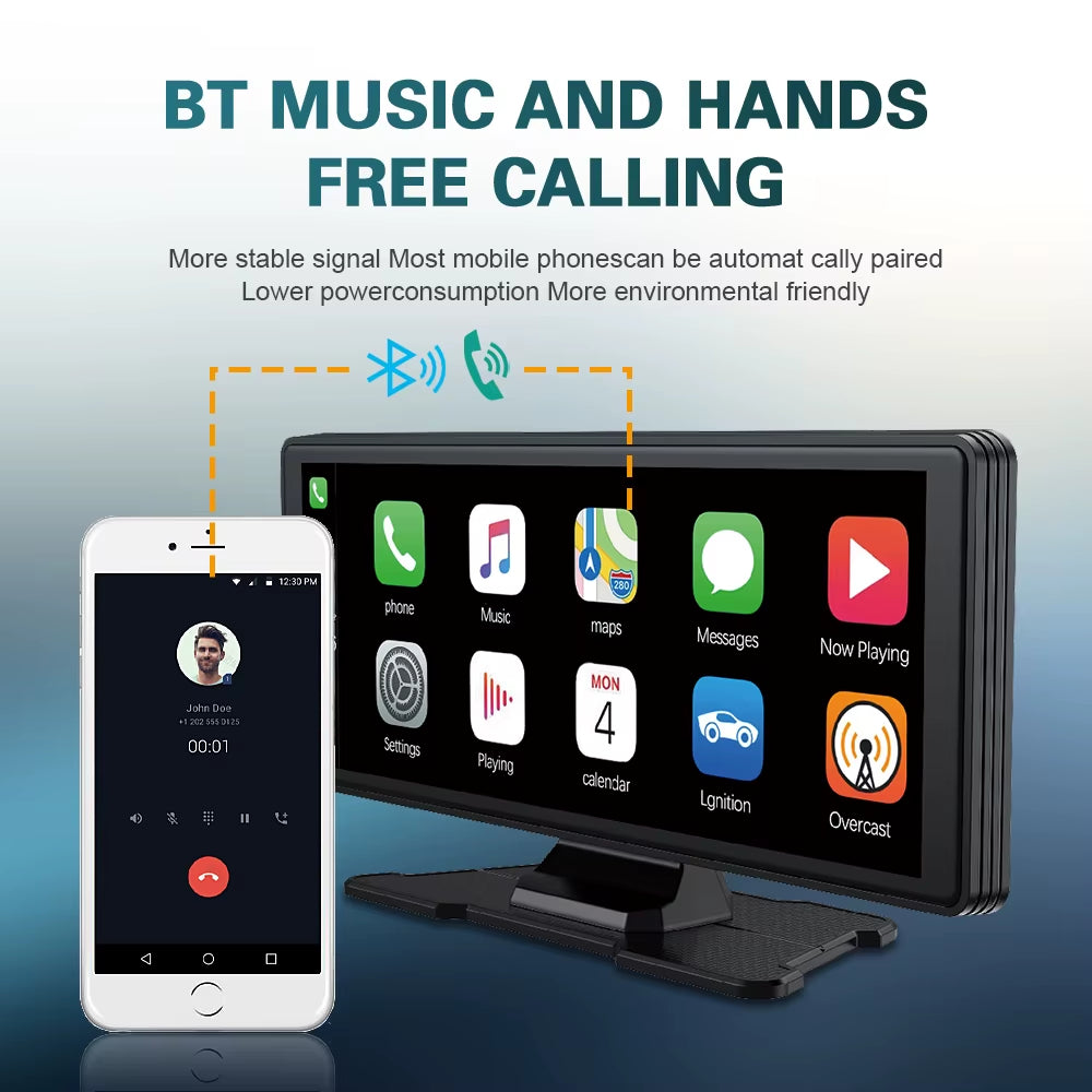 Universal 10.26 Inch Car Radio Multimedia WIFI Video Player Wireless Carplay & Android Auto for Apple or Android MP5 Player