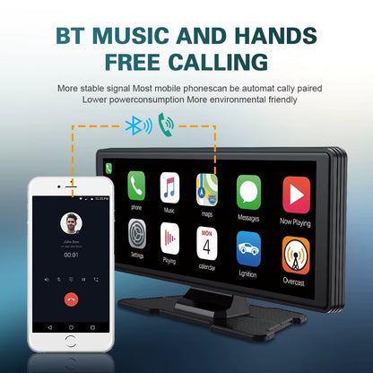 Universal 10.26 Inch Car Radio Multimedia WIFI Video Player Wireless Carplay & Android Auto for Apple or Android MP5 Player