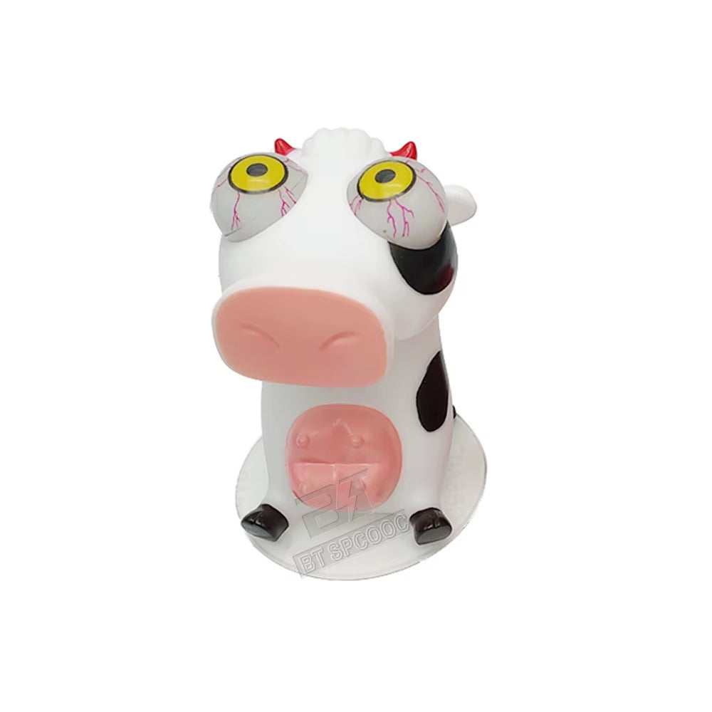 Panda Rubber Exploding Eye Doll Turbo Blasting Doll Kit Interior Auto Parts Universal Decompression Toys Children'S Dolls