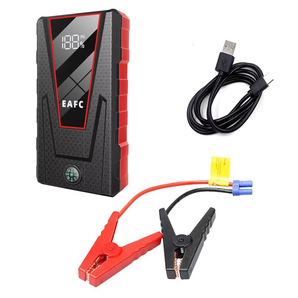 Car Jump Starter 1200A Portable Power Bank Car Battery Booster 12V Car Starting Device for Petrol 4.0L Diesel 2.0L
