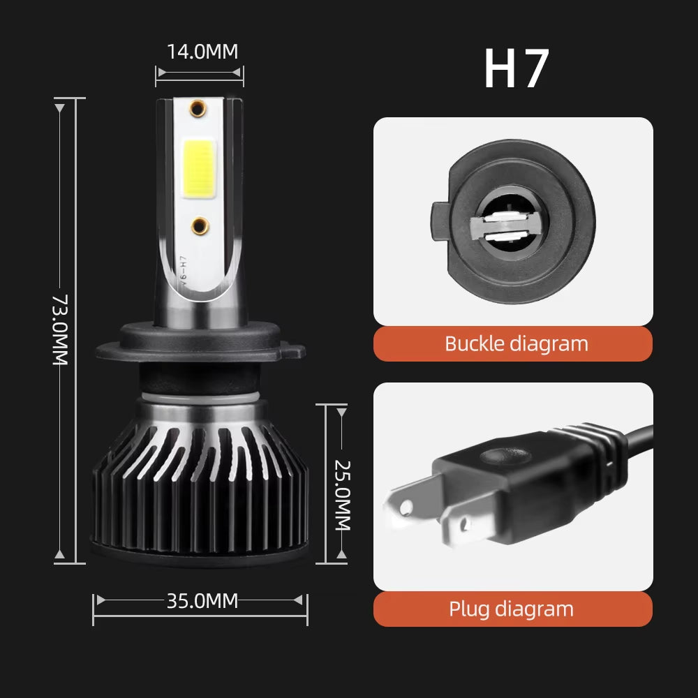 6X Combo LED Headlight High Low Beam Fog Light Bulbs Kit H7 H11 Replacement  Sport 2013 2014 2015 2016