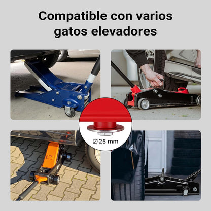 Xpotool Wiltec Adaptador De Viga Transversal 2000Kg Soporte Para Gato Elevador Elevación Seguridad