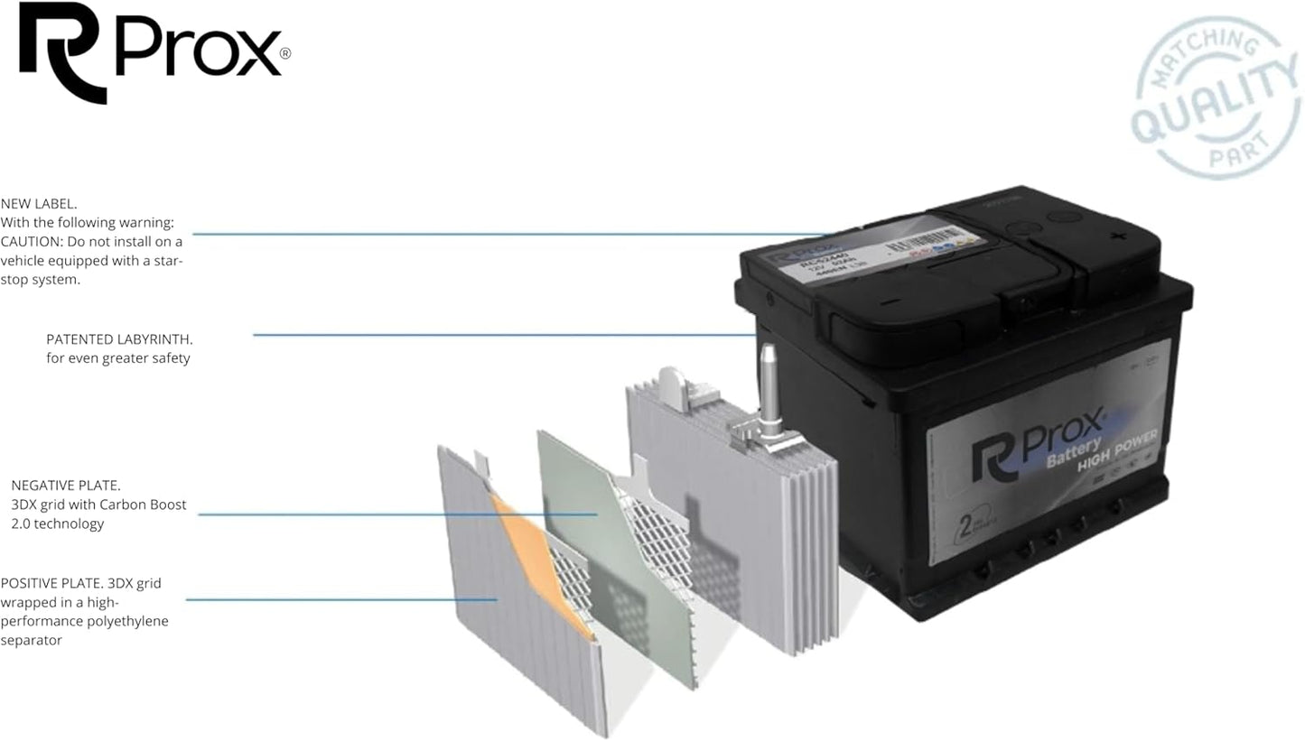 Batería De Coche 55 Ah 580 Amp. + 20% De Potencia De Arranque. 24 Meses De Garantía. Primer Fabricante Lider Europeo.