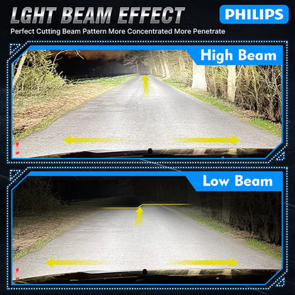 Philips Ultinon Pro3102 H1 H4 H7 H11 HB3 9005 HB4 9006 HIR2 9012 LED Car Head Light 6000K Bright White Original LED Fog Lamps