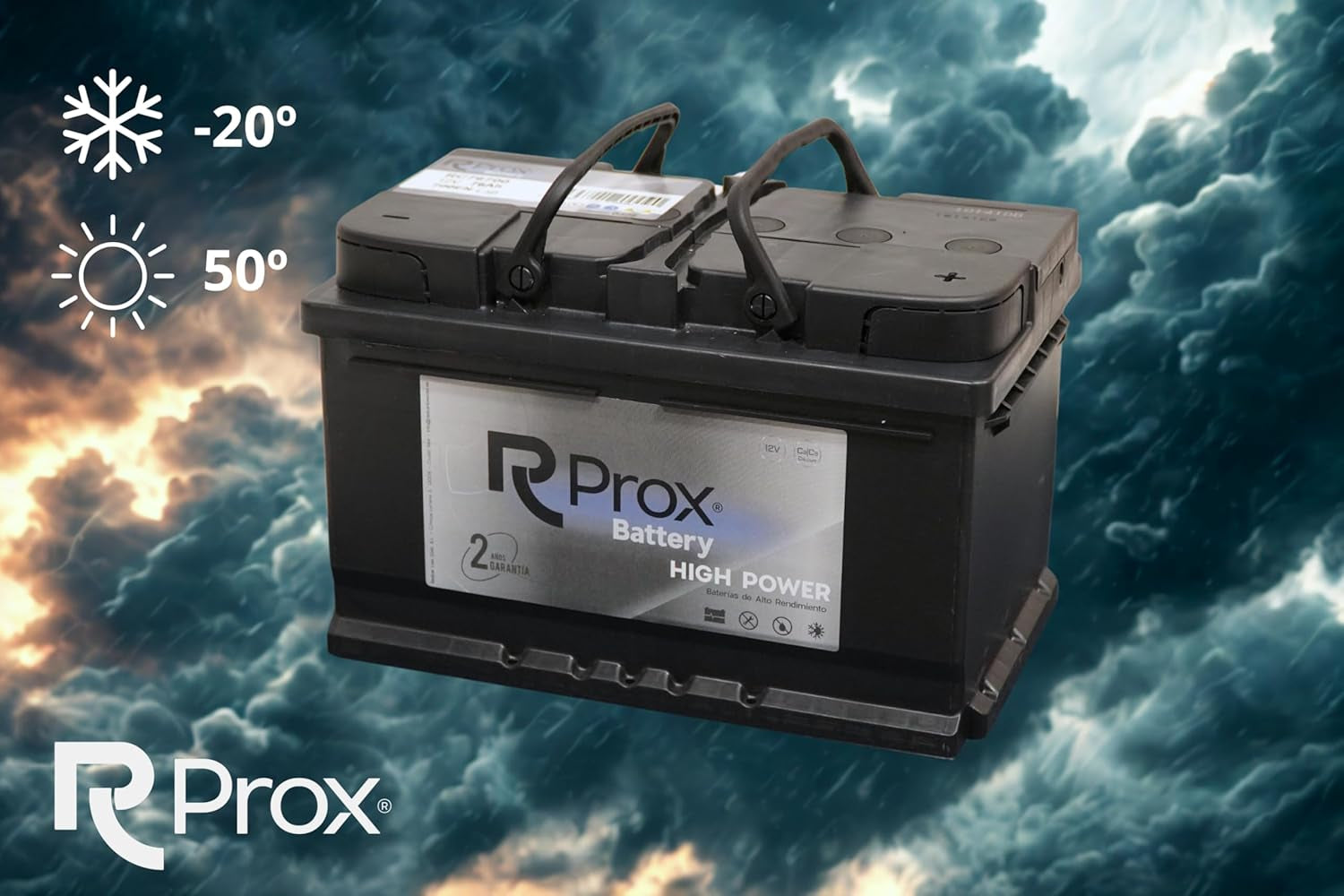 Batería De Coche 74 Ah 680 Amp. 24 Meses De Garantía. Máxima Potencia Arranque. Fabricante Lider Europeo.