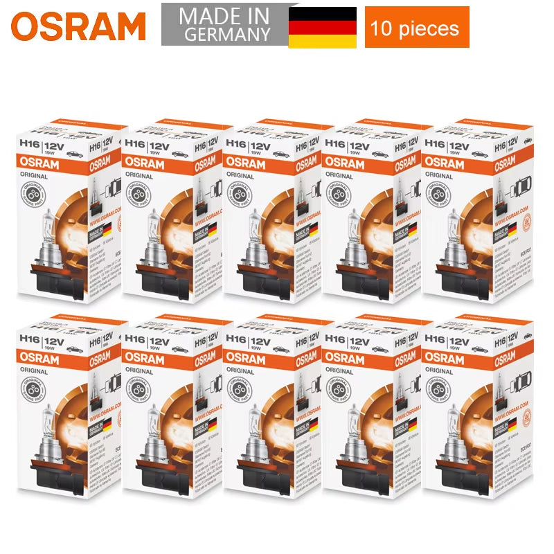 10Pcs H4 H7 H11 HB3 HB4 Original Lamp 3200K Head Light H8 H9 H16 9005 9006 Lamps Car Halogen Bulbs Made in Germany U.S.A