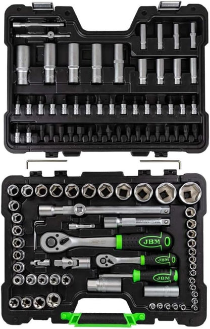 Maletín Portaherramientas De 108 Piezas Con Llaves Hexagonales Satinadas
