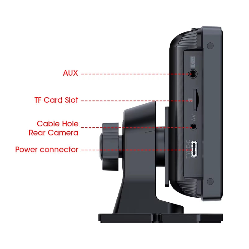 10.26 Inch IPS Screen Wireless Carplay Android Auto Support Reverse Camera Car Dashboard Monitor Bluetooth FM GPS Navigation